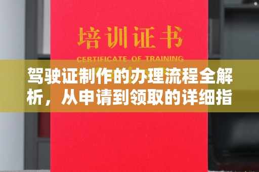 沣东驾驶证制作的办理流程全解析，从申请到领取的详细指南