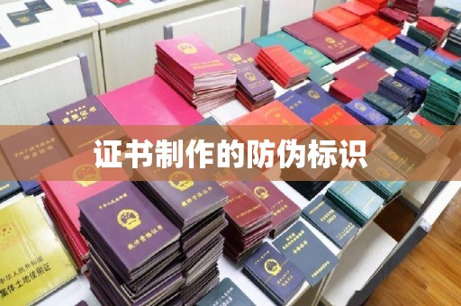 沣东证书制作的防伪标识
