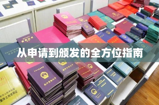 沣东从申请到颁发的全方位指南