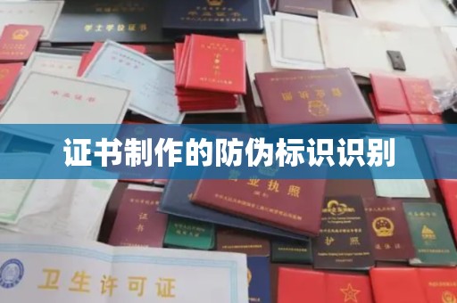 沣东证书制作的防伪标识识别