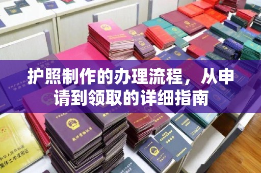 沣东护照制作的办理流程，从申请到领取的详细指南