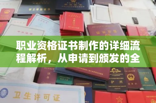 沣东职业资格证书制作的详细流程解析，从申请到颁发的全方位指南