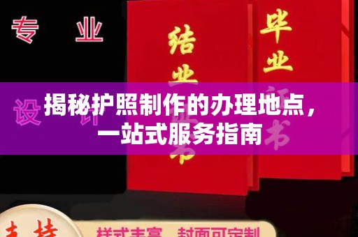 沣东揭秘护照制作的办理地点，一站式服务指南