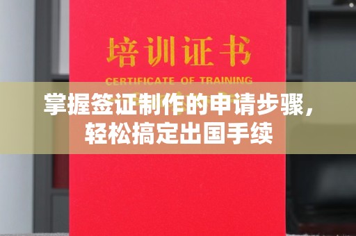 沣东掌握签证制作的申请步骤，轻松搞定出国手续