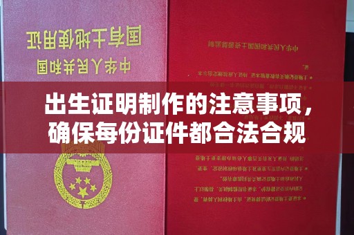沣东出生证明制作的注意事项，确保每份证件都合法合规