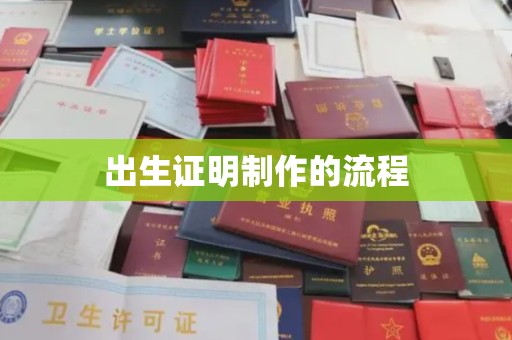 沣东出生证明制作的流程