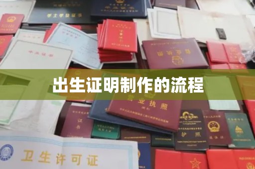 沣东出生证明制作的流程