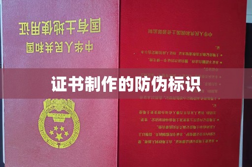 沣东证书制作的防伪标识